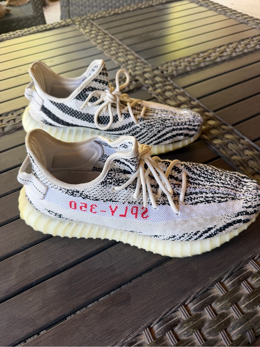 Yeezy Boost 350 V2 Zebra - White/Black with Red Accent